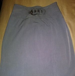 Grace Elements gray high waist pencil skirt